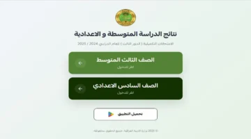 نتائج السادس الإعدادي الدور الثالث 2024 على منصة نجاح تسجل نسب نجاح مفصلّة